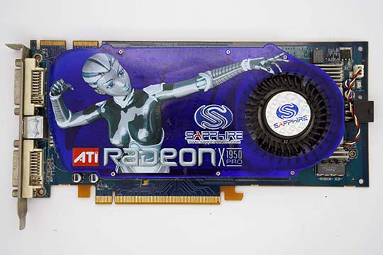 蓝宝石SAPPHIRE Radeon X1950 Pro 256MB 显示卡（ATI Radeon X1950 Pro芯片）